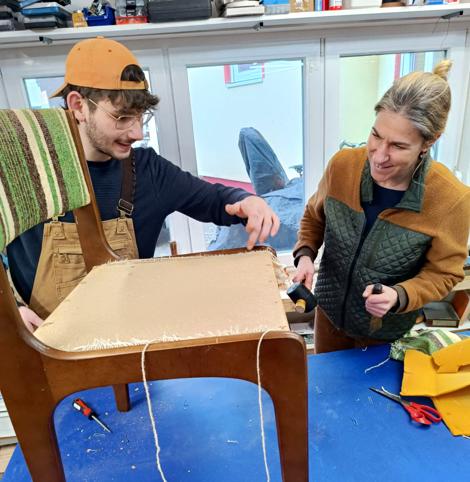 Foto Polsterkurs für Anfänger / innen bei Polsterei Kraftschik & Concept Store Wolfenbüttel