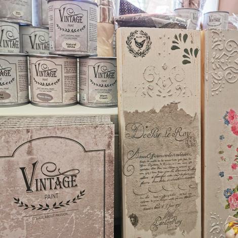 Foto Kreidefarben bei Polsterei Kraftschik Wolfenbüttel Recycling triftt Vintage shop
